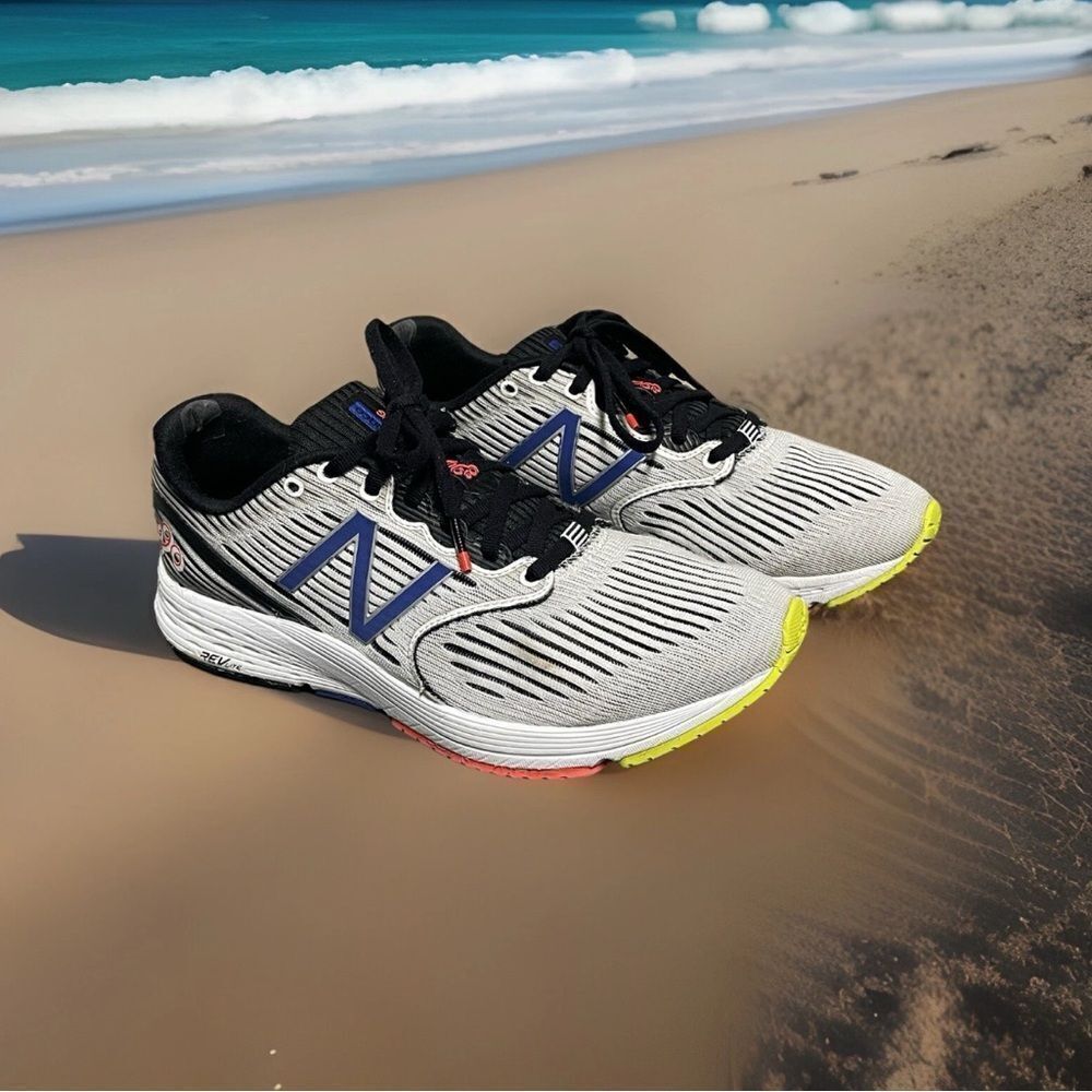 New Balance 890V6 Gray/Black Women's Running Shoes Size 10B